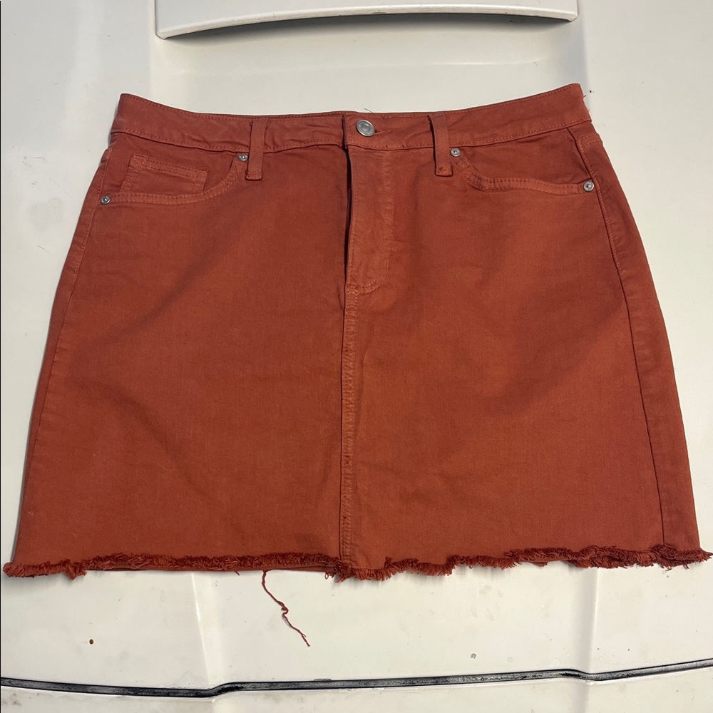 Just Black Terracotta Mini Skirt